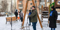 Детскую площадку и дороги обновили во дворах домов на улице Семашко - Regions.Ru